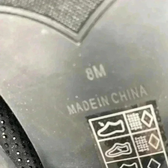 Midnight Velvet Bling Chain Boot Black Size: 8M - Picture 8 of 8